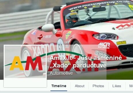 amax.lt facebook puslapis - xado parduotuvė