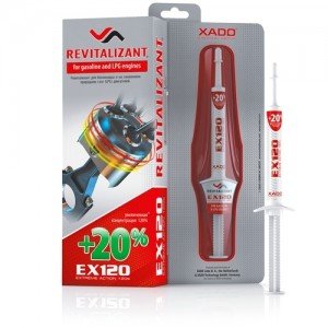 XADO Revitalizantas EX120 benzininiams ir dujiniams LPG varikliams