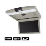 MR1002GR lubinis monitorius 10" USB, SD pilkas