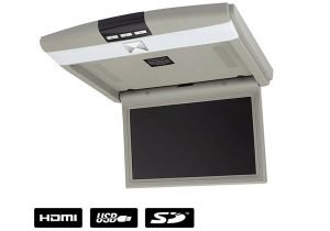 MR1002GR lubinis monitorius 10" USB, SD pilkas