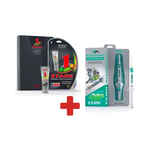 XADO 1 Stage revitalizantas benzininiams ir dyzelininiams varikliams + dovana - Image 1