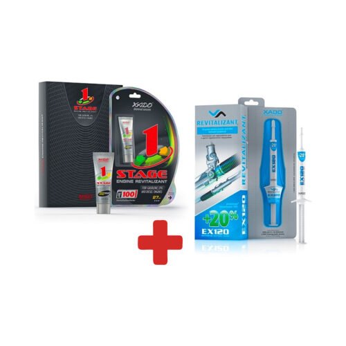 XADO 1 Stage revitalizantas benzininiams ir dyzelininiams varikliams + dovana - Image 1