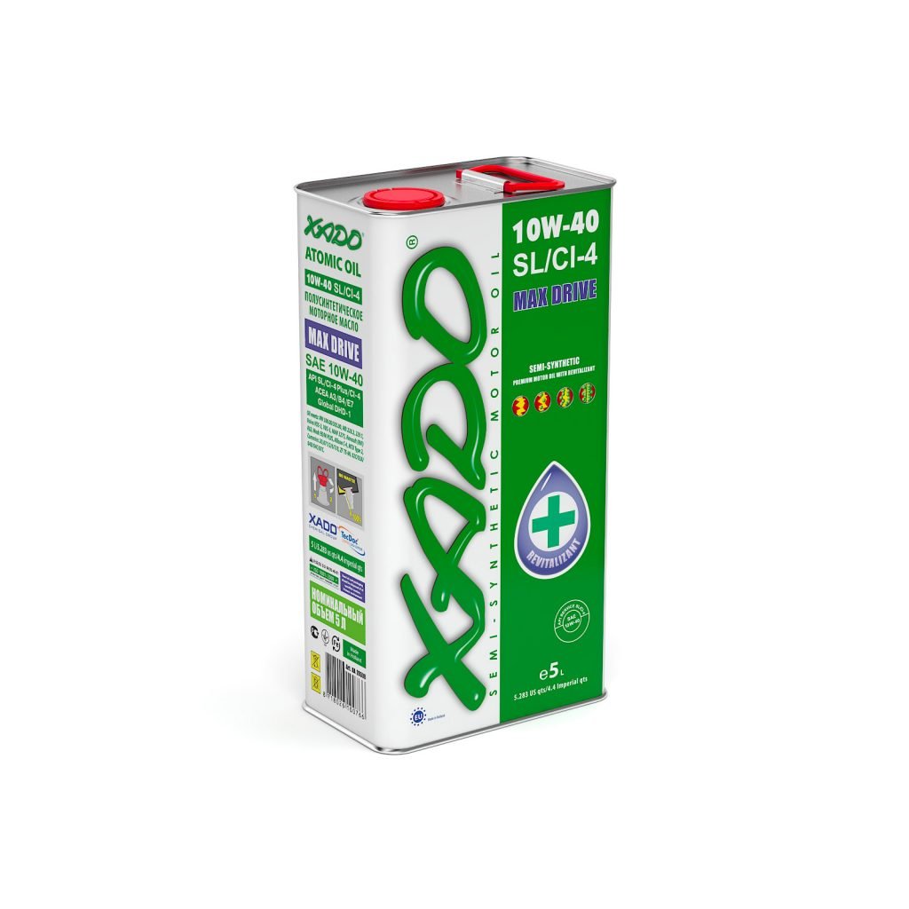 XADO alyva Atomic Oil 10W-40 SL/CI-4 Max Drive 5 litrai