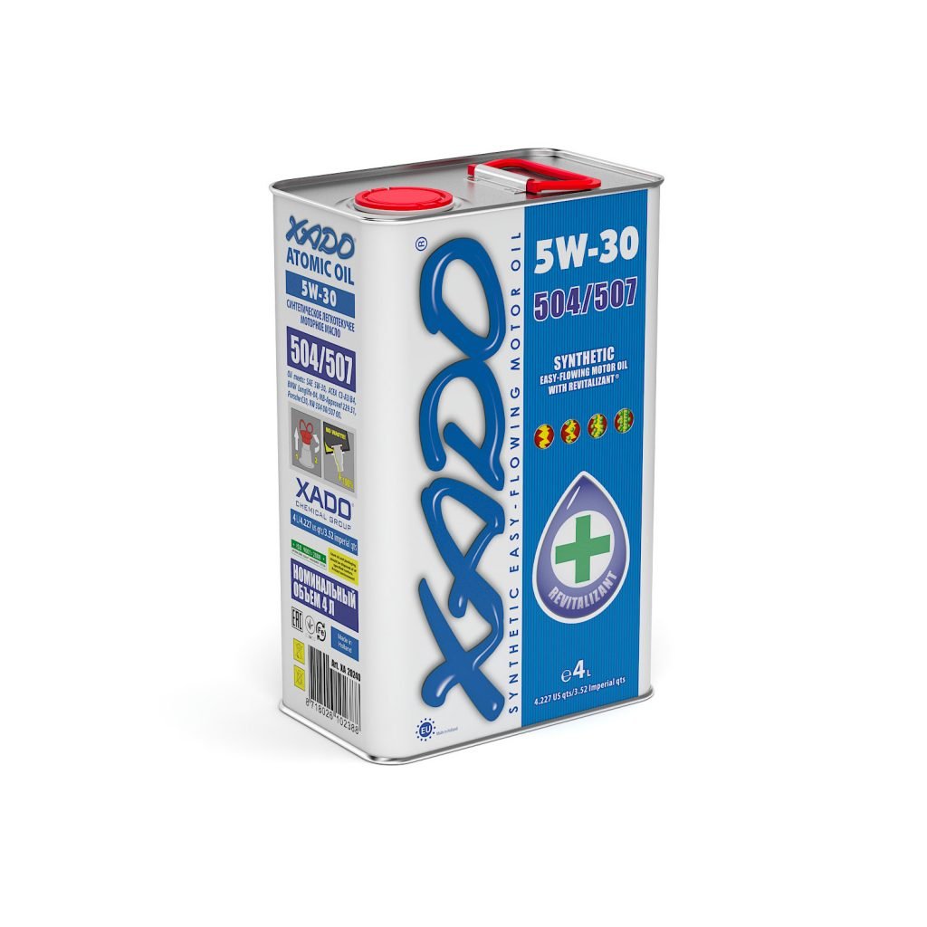XADO-alyva-Atomic-Oil-5W-30-504507-4-litrai XADO alyva Atomic Oil 5W-30 504/507