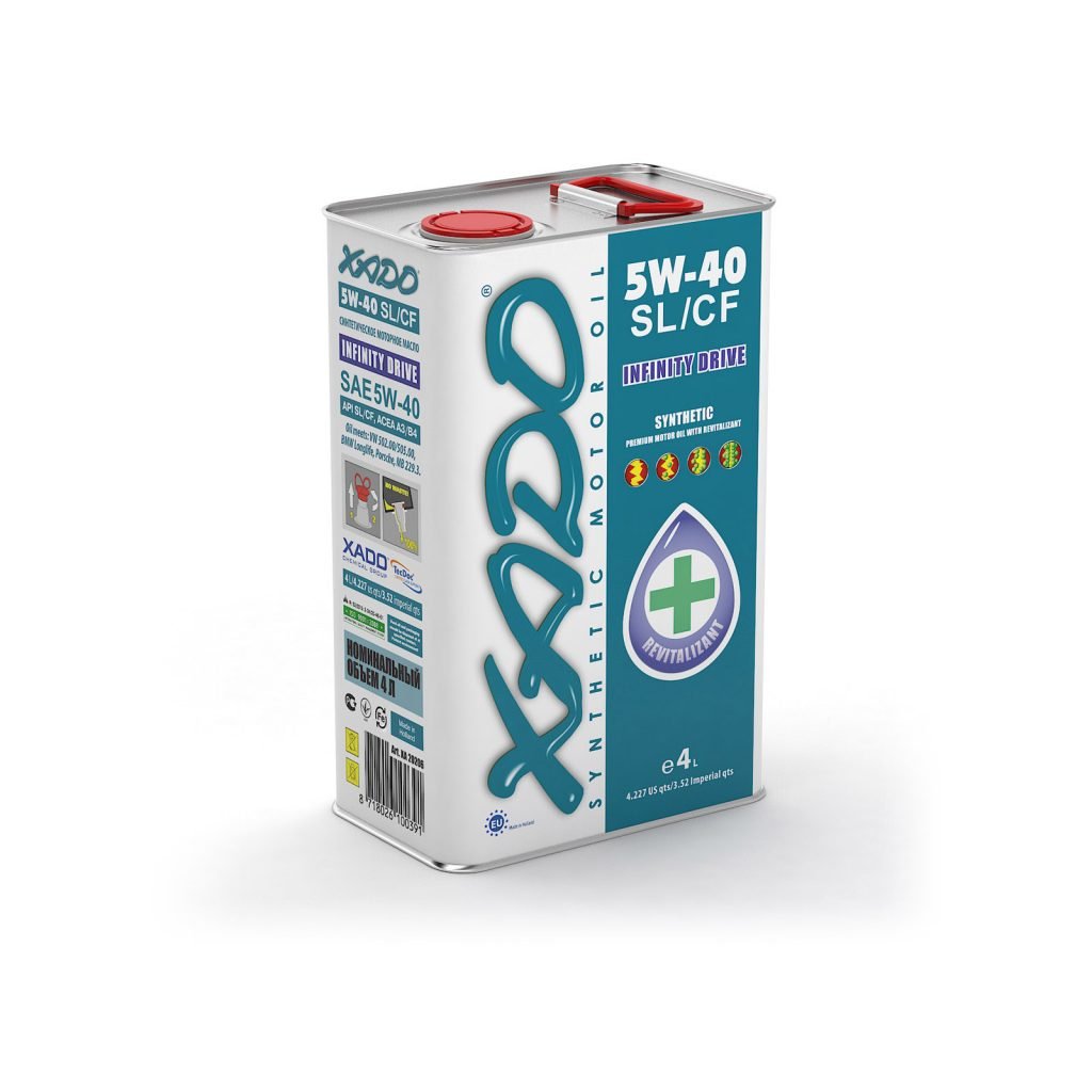 XADO-alyva-Atomic-Oil-5W-40-SLCF-Infinity-Drive-4-litrai XADO alyva Atomic Oil 5W-40 SL/CF Infinity Drive