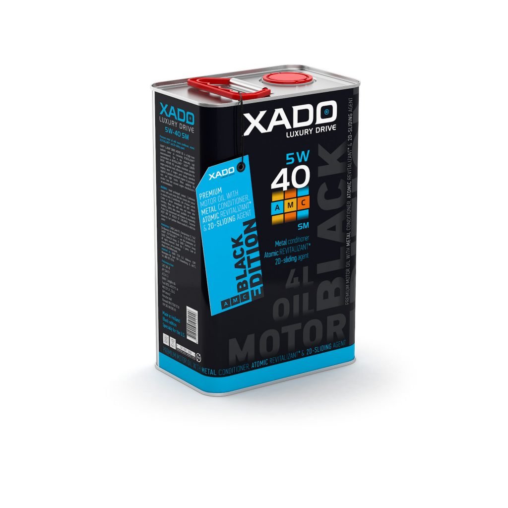 XADO-alyva-LX-AMC-Black-Edition-5W-40-SMCF-tepalas-4-litrai XADO alyva LX AMC Black Edition 5W-40 SM/CF 4 litrai