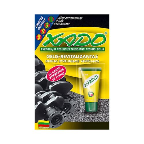 Xado gelis revitalizantas dyzeliniams varikliams tutele