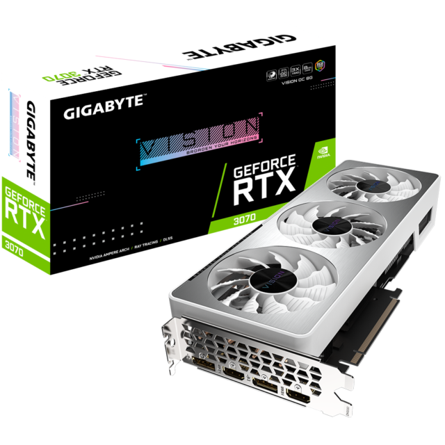 GIGABYTE GeForce RTX3070 VISION OC 8GB - Image 1