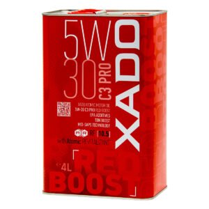 XADO Atomic Oil 5W-30 C3 Pro RED BOOST, 4 litrai skardinė