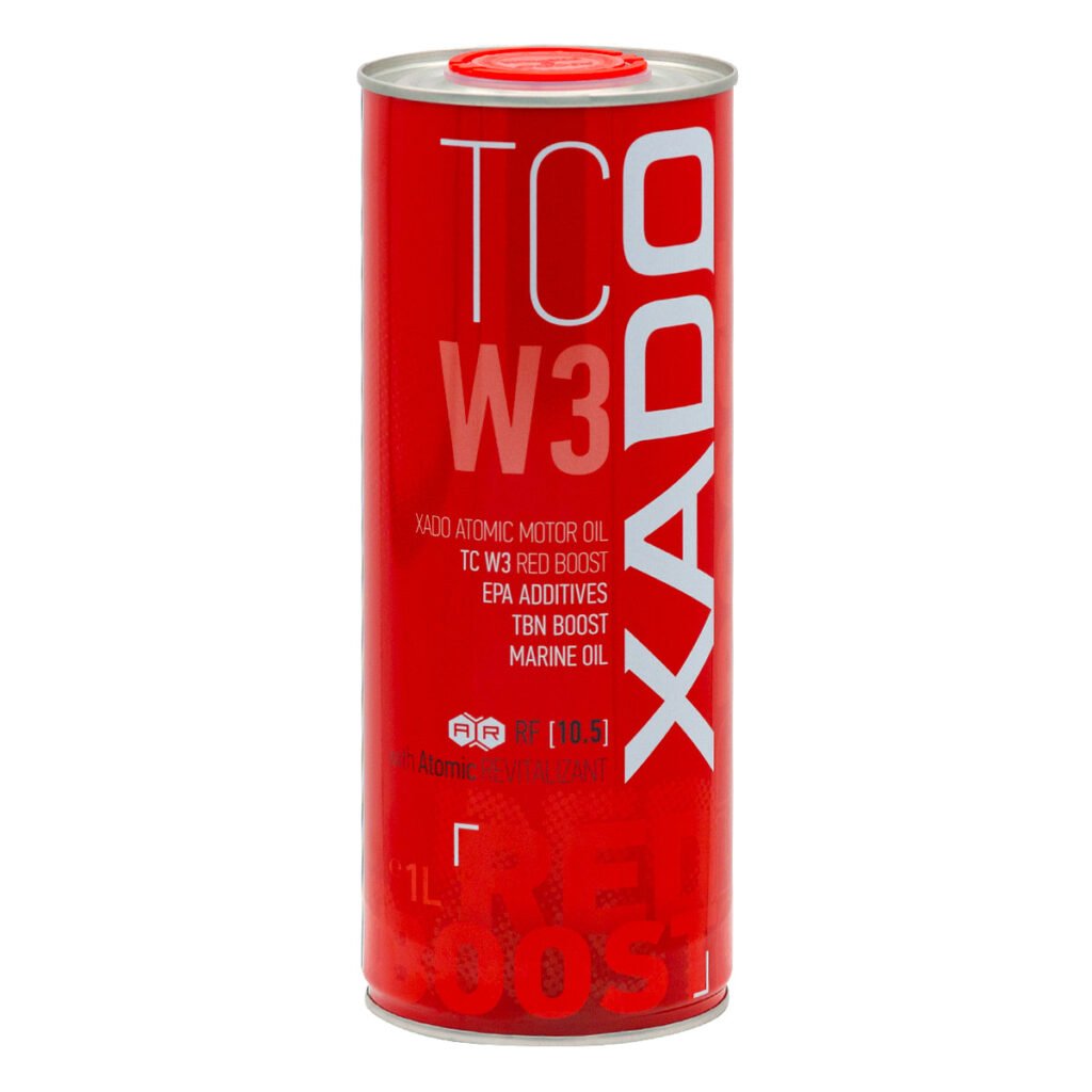 XA_26117.jpg XADO mineralinė alyva moto technikos 2T varikliams Atomic Oil TC W3 Red Boost