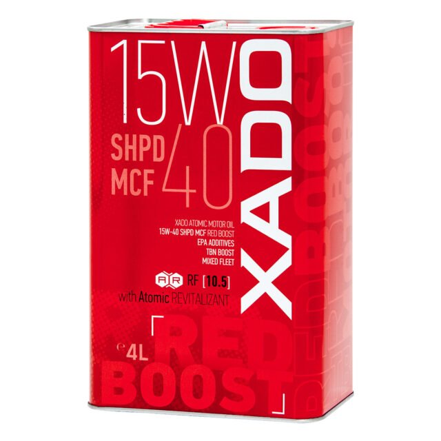 XADO Atomic Oil 15W-40 SHPD MCF RED BOOST, 4L