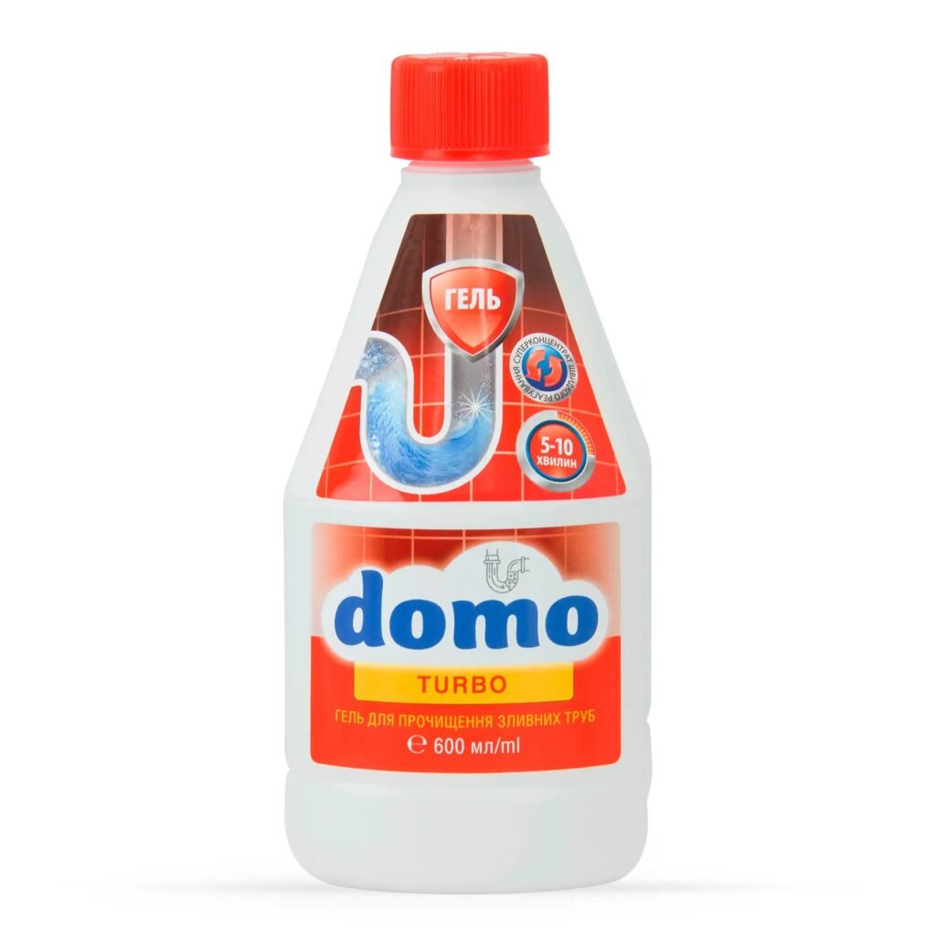 DOMO Turbo kanalizacijos valymo gelis