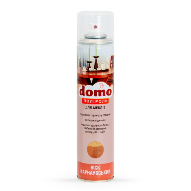 DOMO baldų poliravimo priemonė „Karnaubo vaškas“