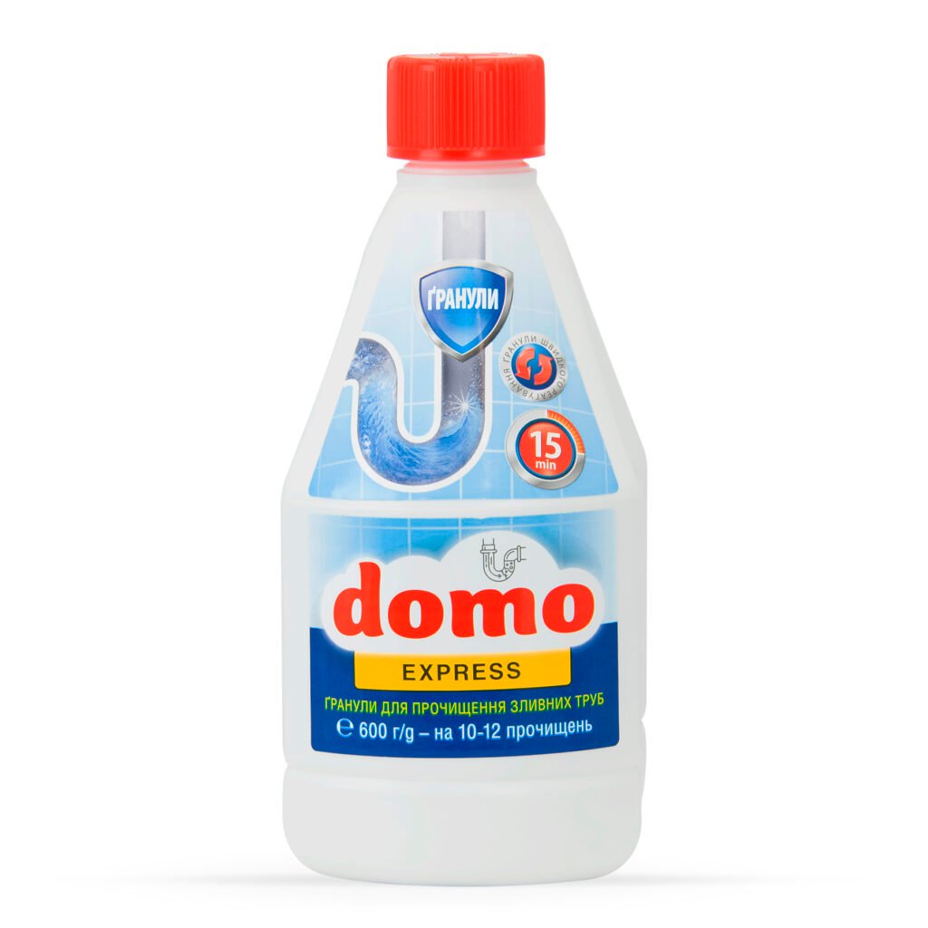 DOMO Express kanalizacijos valymo granulės DOMO Express kanalizacijos valymo granulės
